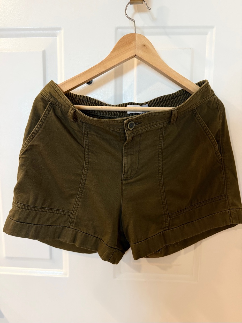Old Navy Olive Cargo Shorts